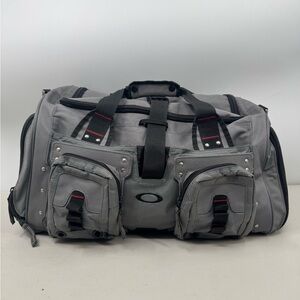 VIntage Oakley Gray Duty Duffel Technical Utility  Crossbody Bag Oakley Y2K Rare